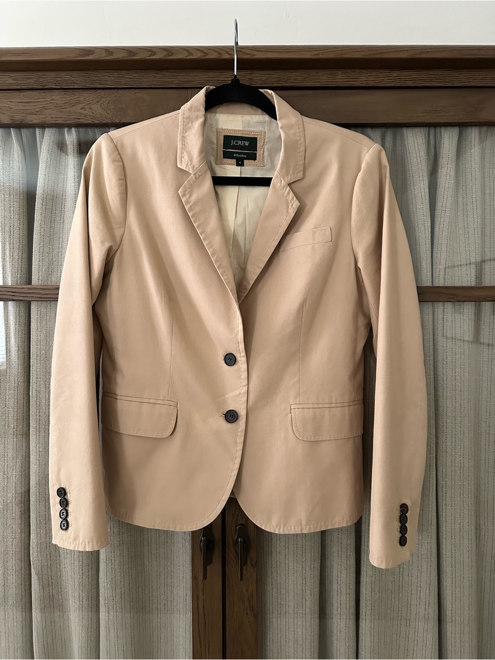 JCREW Women’s Classic Schoolboy Blazer in Tan